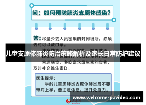 儿童支原体肺炎防治策略解析及家长日常防护建议