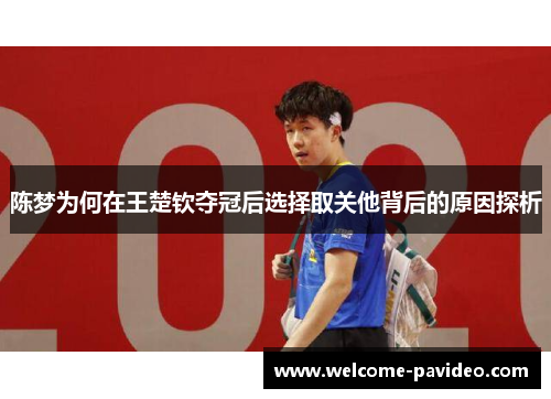 陈梦为何在王楚钦夺冠后选择取关他背后的原因探析 陈梦为何在王楚钦夺冠后选择取关他背后的原因探析